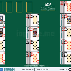 BAKER'S DOZEN SOLITAIRE Gameplay Photos 2