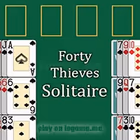 играть FORTY-THIEVES SOLITAIRE
