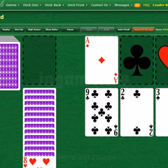 ゲームプレイの写真 CANFIELD SOLITAIRE BY GREEN FELT 2