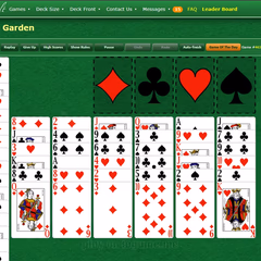खेल की तस्वीरें FLOWER GARDEN SOLITAIRE BY GREENFELT 2