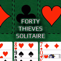 играть FORTY THIEVES SOLITAIRE GREENFELT