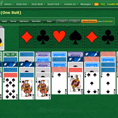 Foto permainan SPIDER SOLITAIRE ONE SUIT 1