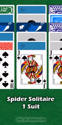 играть SPIDER SOLITAIRE ONE SUIT