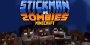 играть Stickman vs Zombies Minecraft