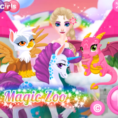 खेल की तस्वीरें Elsa Magical Zoo Adventure 1