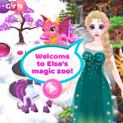 खेल की तस्वीरें Elsa Magical Zoo Adventure 2