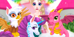 play Elsa Magical Zoo Adventure