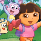 play Dora Hidden Map Puzzle Game
