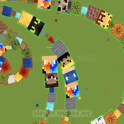 играть SlitherCraft .io